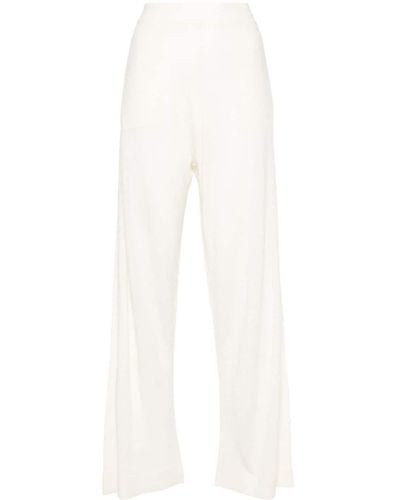 Allude Straight Broek - Wit