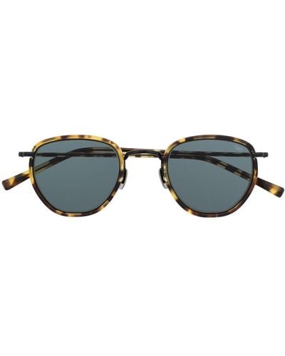 Eyevan 7285 Tortoiseshell-frame Sunglasses - Black