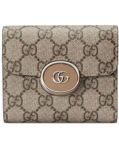 Gucci Portemonnee Met GG-logo - Wit