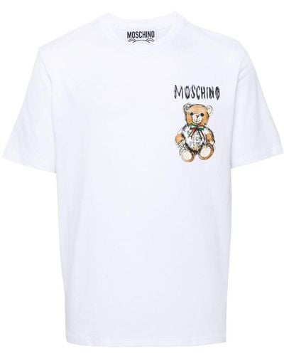 Moschino Camiseta Teddy Bear - Blanco