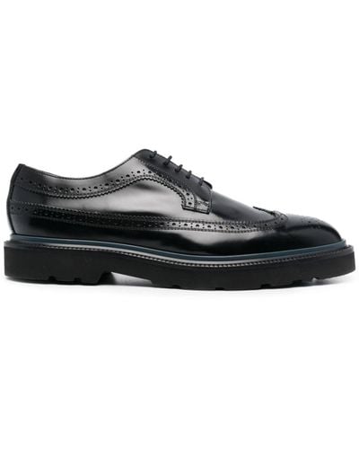 Paul Smith Zapatos de vestir Count con costuras decorativas - Negro