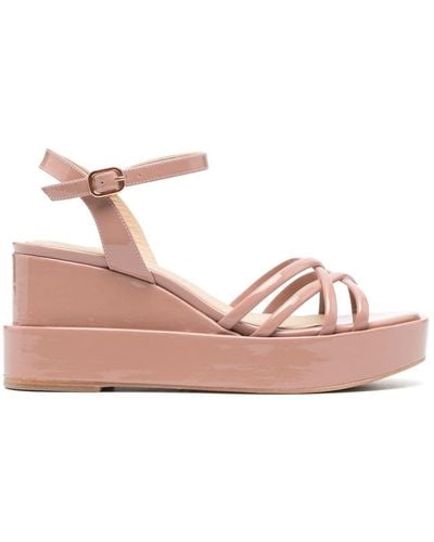 Paloma Barceló 85mm Nazaria Platform Sandals - Pink