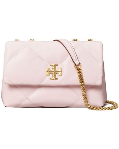 Tory Burch Kira Diamond Leather Crossbody Bag - Pink