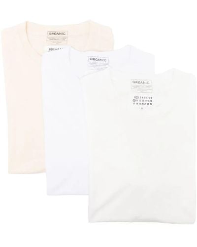 Maison Margiela オーガニックコットン Tシャツ セット - ホワイト