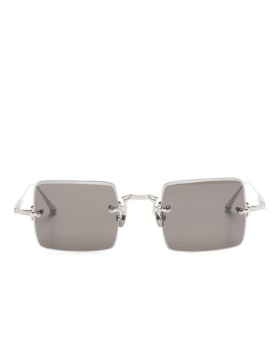Matsuda Rimless Square-frame Sunglasses - Grey