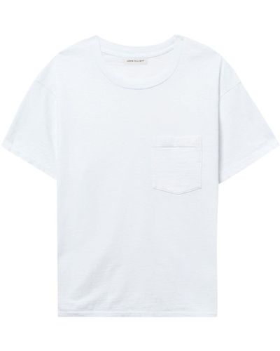 John Elliott T-Shirt mit Brusttasche - Weiß