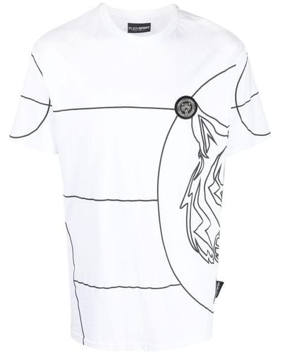Philipp Plein Ss Tiger Tシャツ - ホワイト