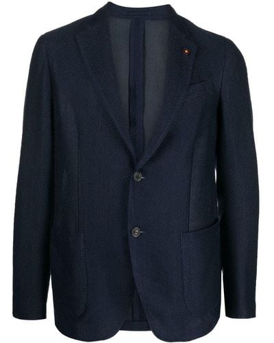 Lardini シングルジャケット - ブルー