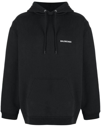 Balenciaga Back hoodie regular fit - Schwarz