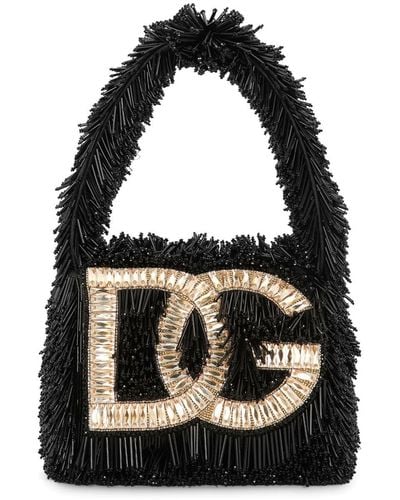 Dolce & Gabbana Dg Crossbodytas Verfraaid Met Kristallen - Zwart