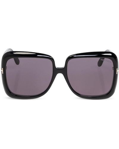 Tom Ford Ft1156 Oversize-frame Sunglasses - Brown