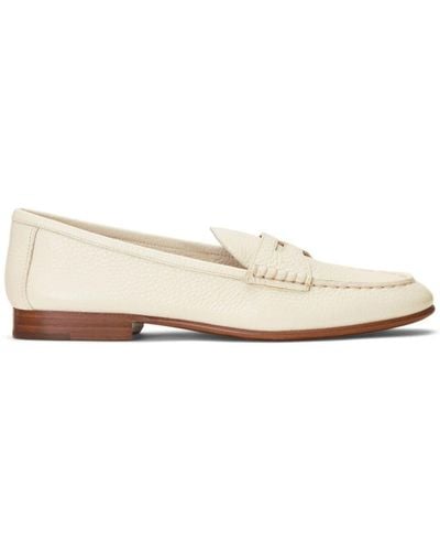 Polo Ralph Lauren Leather Penny Loafers - Natural