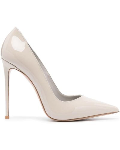 Le Silla Eva 115mm Pointed-toe Court Shoes - White