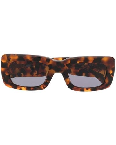 Linda Farrow X The Attico Marfa Tortoiseshell-effect Sunglasses - Brown