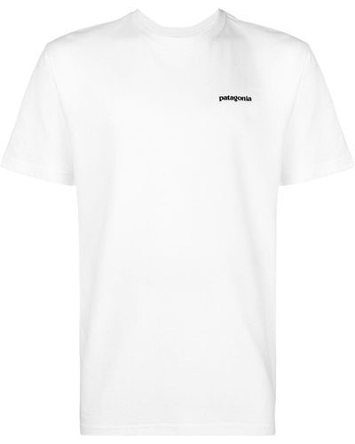 Patagonia T-shirt Met Logoprint - Wit