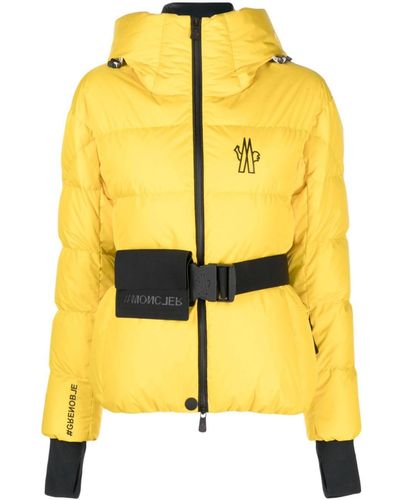 3 MONCLER GRENOBLE Bouquetin Ski Jacket - Yellow