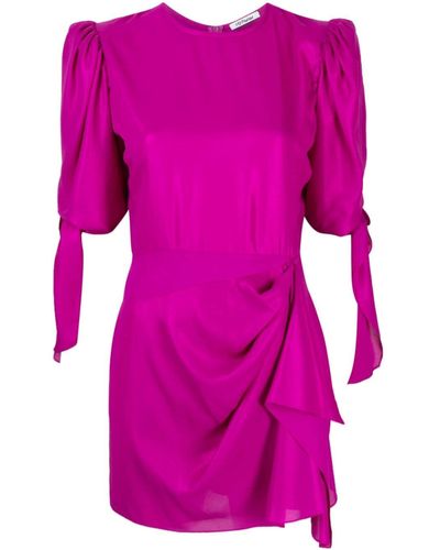 Parlor Gesmockte Mini-jurk - Roze
