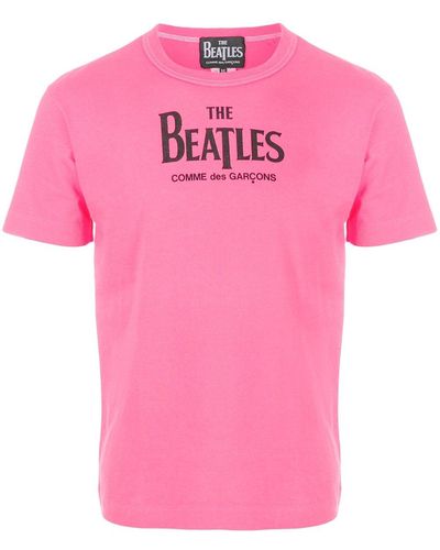 Comme des Garçons The Beatles T-shirt - Pink