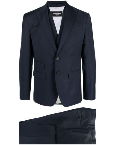 DSquared² Dreiteiliger Anzug - Blau