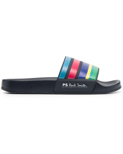 PS by Paul Smith Slides a righe - Blu