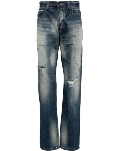 Private Stock The Wallace Straight-leg Jeans - Blue