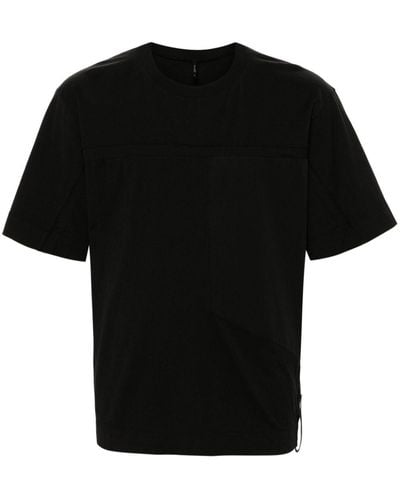 Transit Decorative-stitching T-shirt - Black