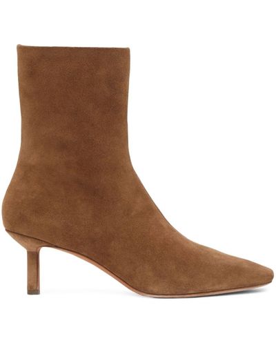 3.1 Phillip Lim Nell 65mm Suede Boots - Brown