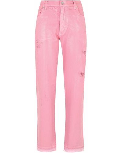 Dolce & Gabbana Straight-leg Denim Jeans - Pink