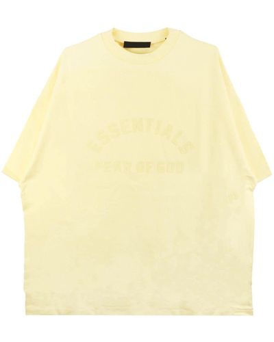 Fear of God ESSENTIALS ロゴ Tシャツ - イエロー