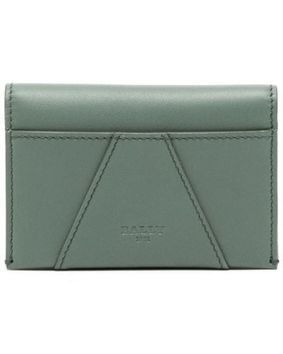 Bally Annye Leather Cardholder - Green