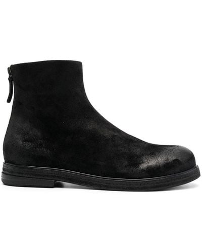Marsèll Suede-leather Ankle Boots - Black