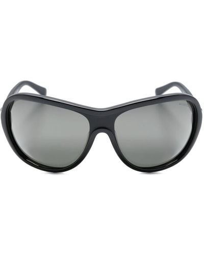 Moncler Ellesole Sonnenbrille im Visierdesign - Grau