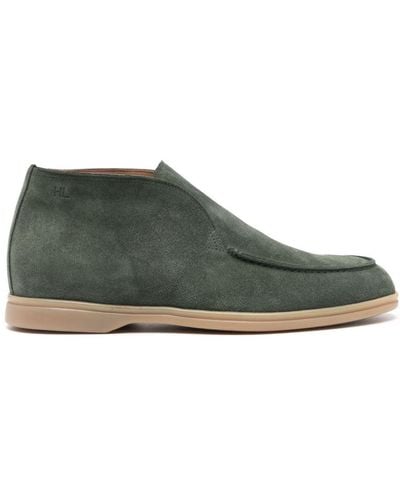 Harry's Of London Tower Suede Ankle Boot - Green