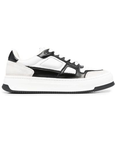 Ami Paris Bicolor Leder Sneakers - Größe 40 - Weiß