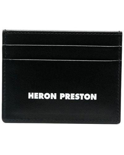 Heron Preston Portacarte con nastro - Nero