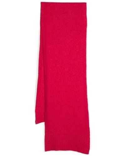Eileen Fisher Ribbed-edge Cashmere-blend Scarf - Pink