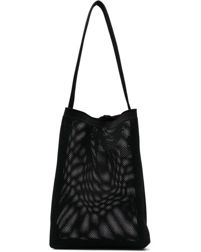 JNBY Knitted Mesh Tote Bag - Black