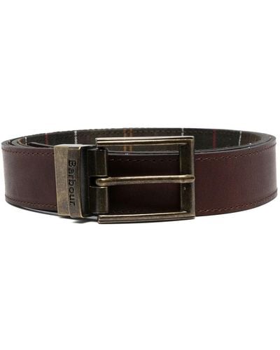 Barbour Leather Belt - Brown