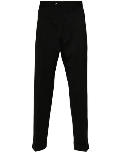 Dell'Oglio Pantalones rectos - Negro