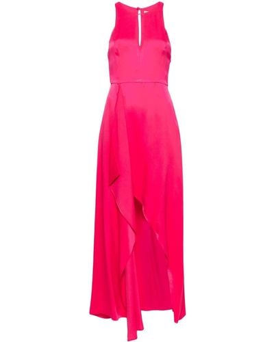 Twin Set Asymmetric Satin Dress - Pink