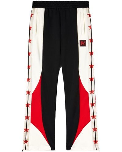 Palm Angels Paxhaas Contrast-panel Track Trousers - Red