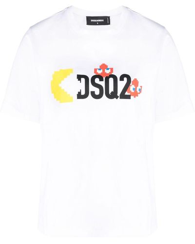 DSquared² X Pac-man グラフィック Tシャツ - ホワイト