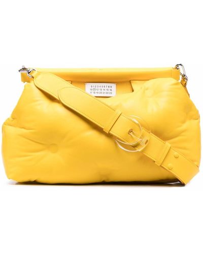 Maison Margiela Medium Glam Slam Shoulder Bag Yellow