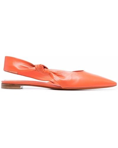 Santoni Knotted Slingback Sandals - Orange