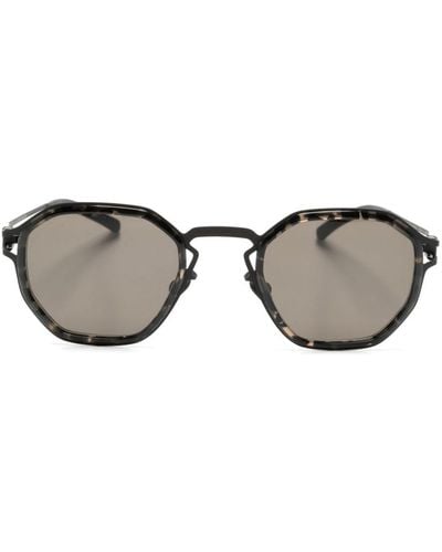 Mykita Gia Geometric-frame Sunglasses - Grey