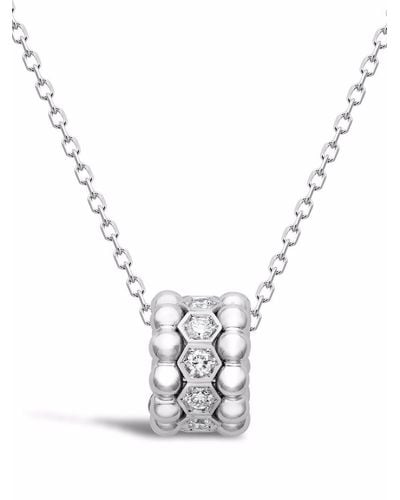 Pragnell 18kt White Gold Bohemia Diamond Pendant Necklace - Metallic