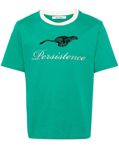 Wales Bonner Resilience Organic Cotton T-shirt - Green