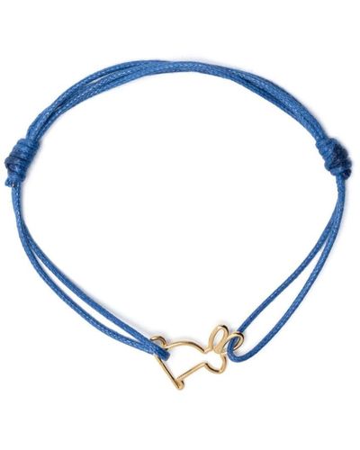 Aliita 9kt Yellow Gold Conejito Bracelet - Blue
