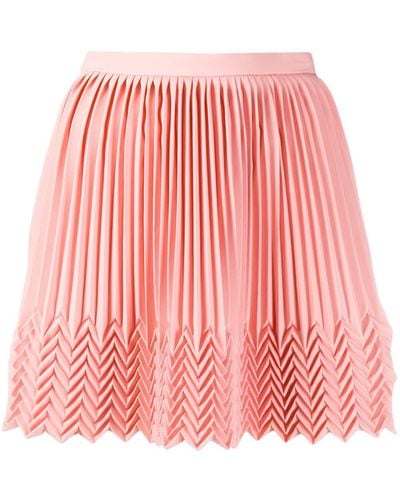 Marco De Vincenzo Pleated Mini Skirt - Pink