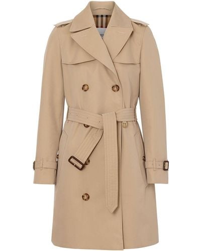 Burberry The Short Islington Trench Coat - Natural